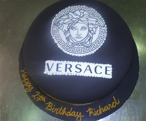 versace birthday cake fondant.